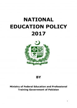 National Education Policy 2017